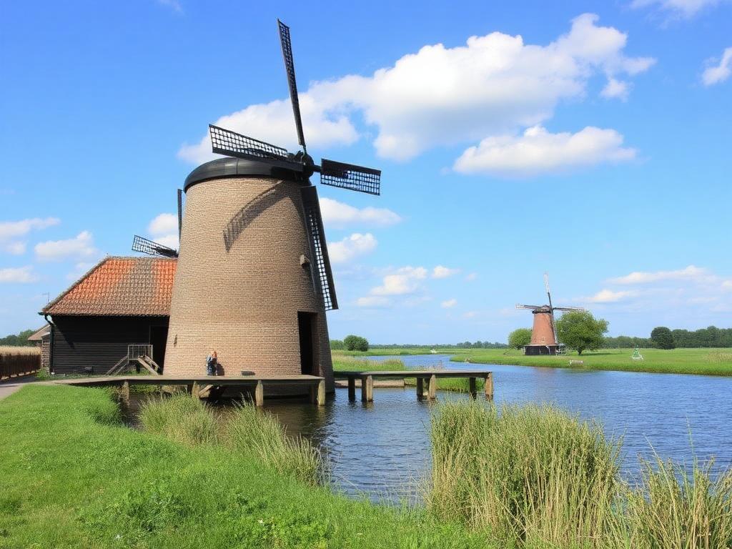 Historisch poldergemaal in Heerhugowaard